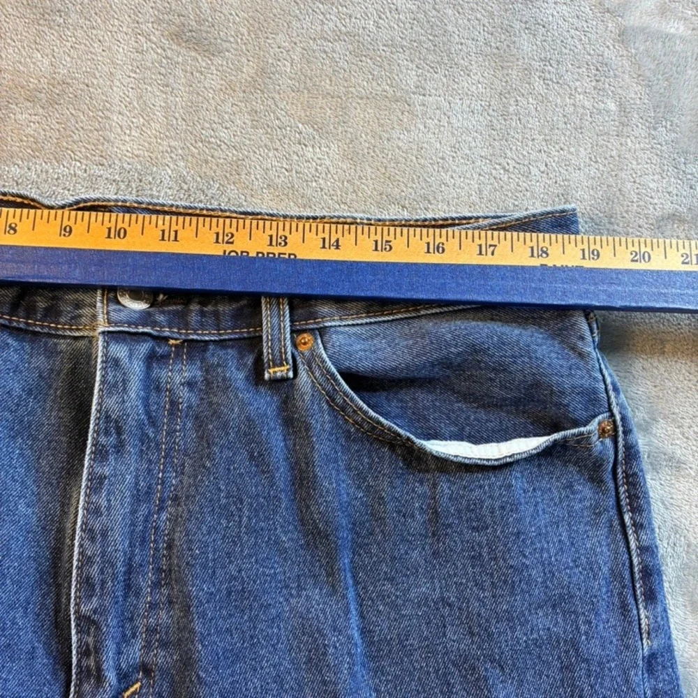 Levis 505 Regular Fit Straight Leg Men's Jeans Blue Medium Wash‎ 38x32 Rugged